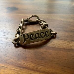 Lucky Brand Peace Bracelet